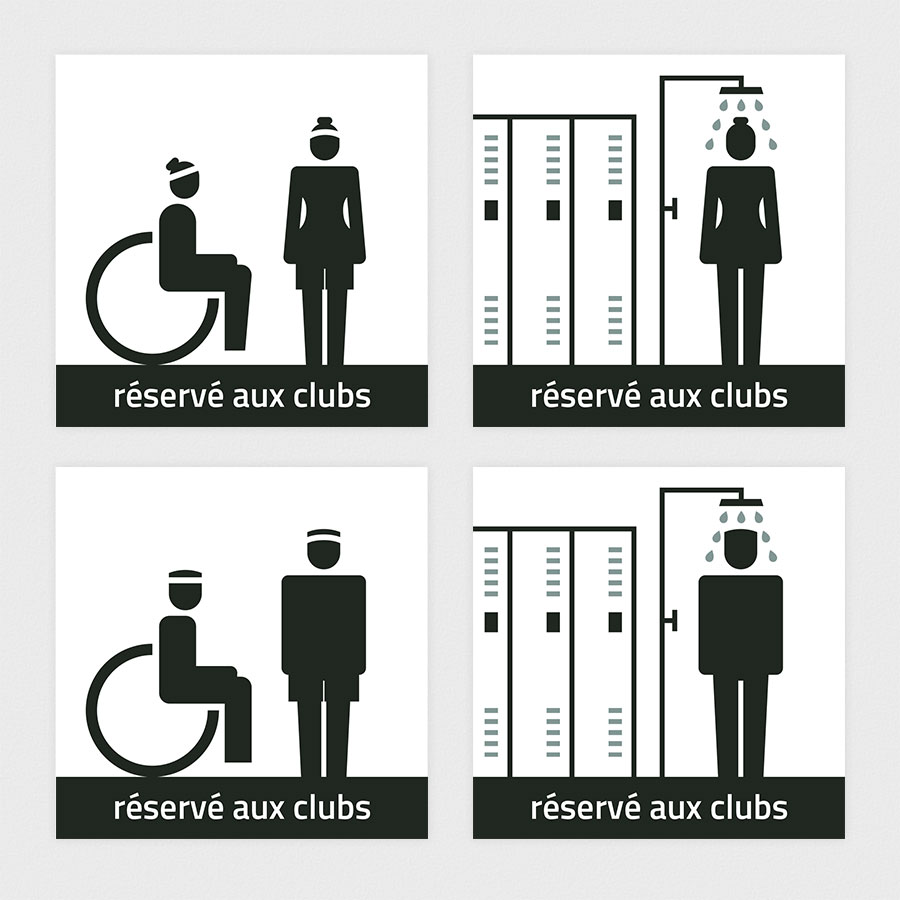 Signalétique pour un complexe sportif